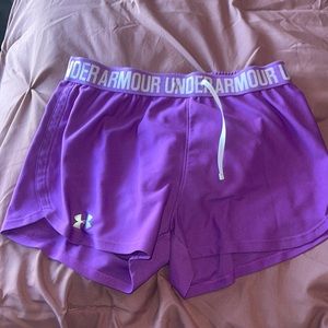 Purple Under Armor Women’s Workout Shorts XS